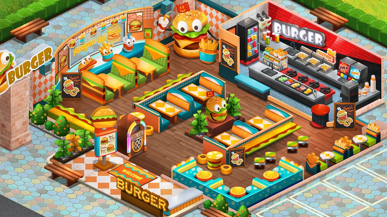 Burger restaurant